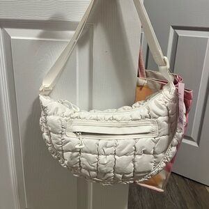 White target purse